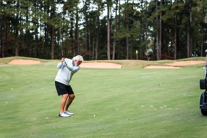 Golf tip - proper ball position