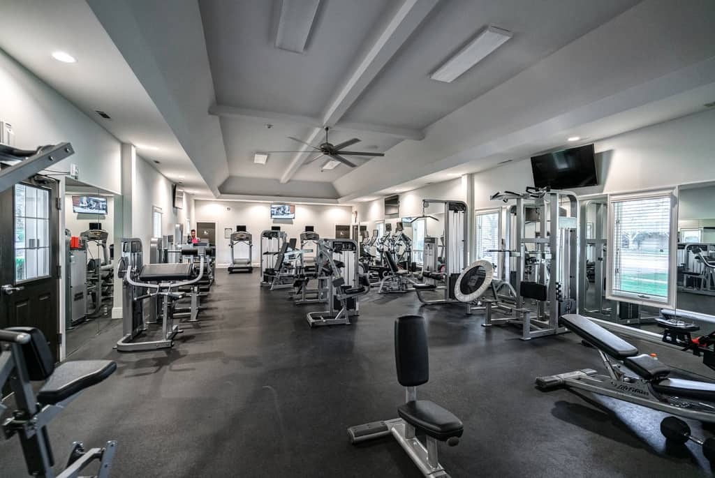 full service gym at Harbor Club on Lake OConee
