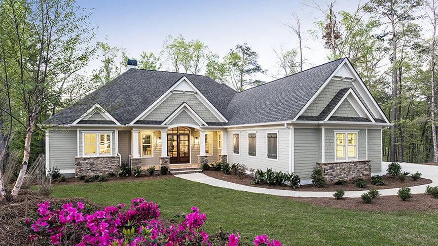 Water Oaks Model Home, A patriot home build