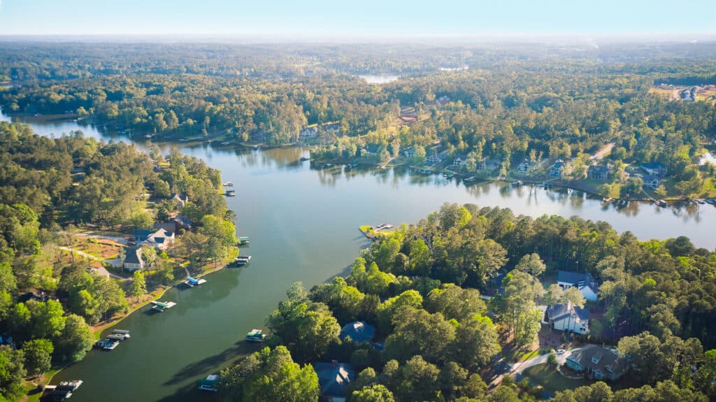 beautiful lake oconee at harbor club