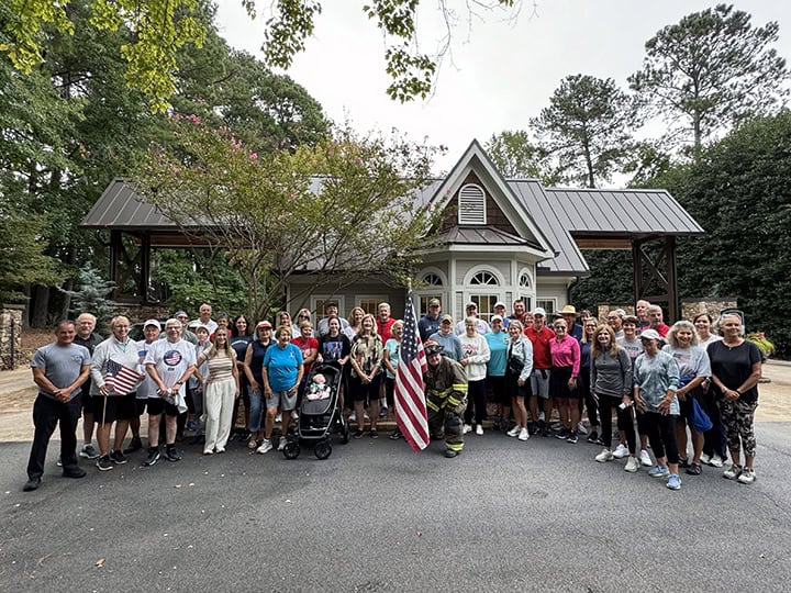 9/11 remembrance walk at Harbor Club