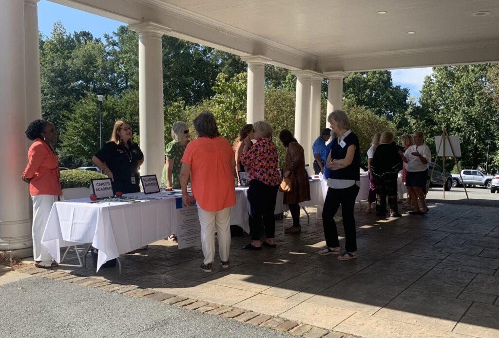 volunteer fair at Harbor Club on Lake Oconee featuring non-profits serving Georgia's Lake Country