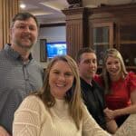 couples dining at Harbor club on Lake Oconee for Members Only valentines dinner