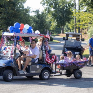 Harbor Club's Fourth of July Cart Parade