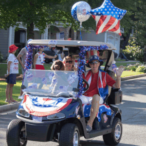 Harbor Club's Fourth of July Cart Parade