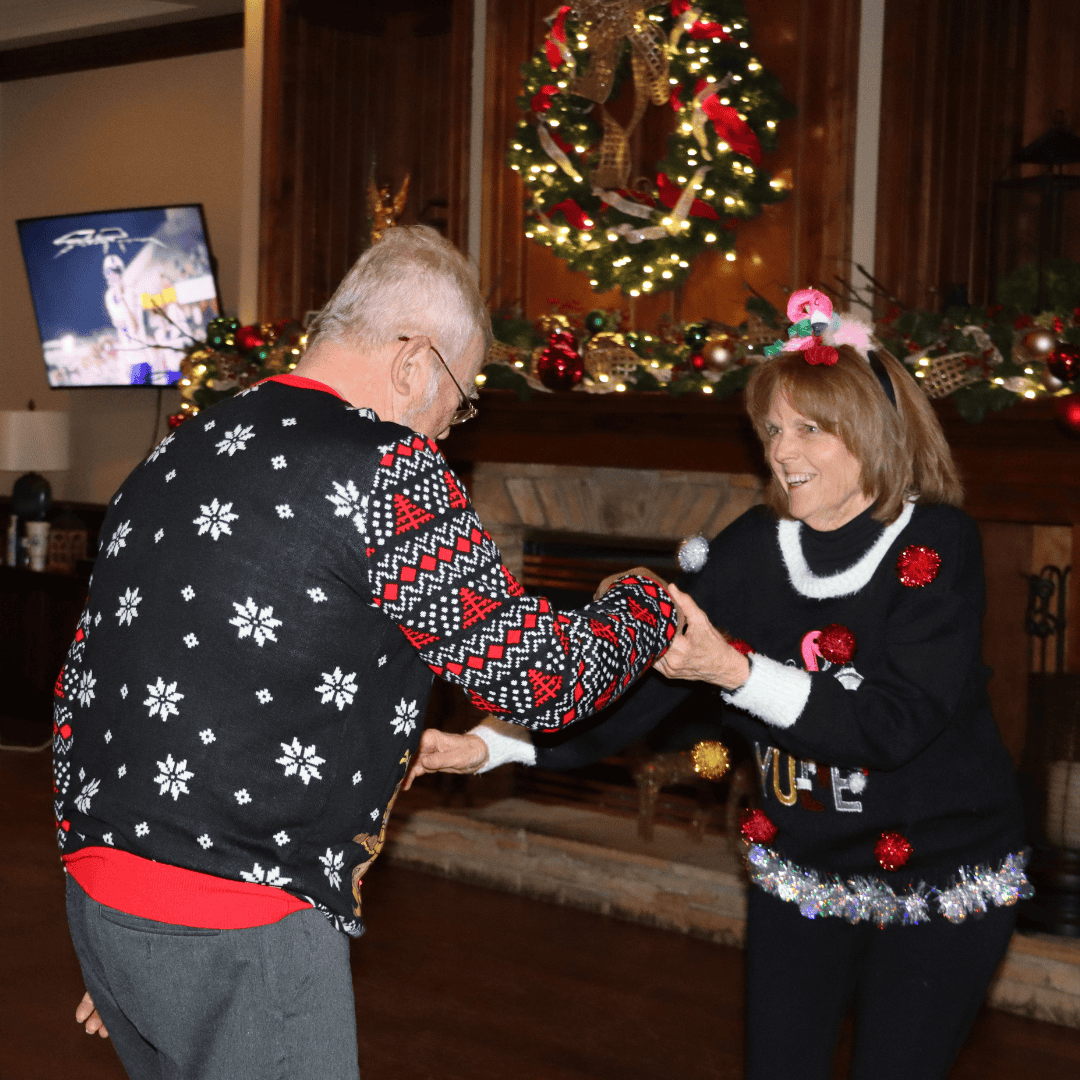 Tacky Sweaters and Holiday Cheer at Harbor Club on Lake Oconee